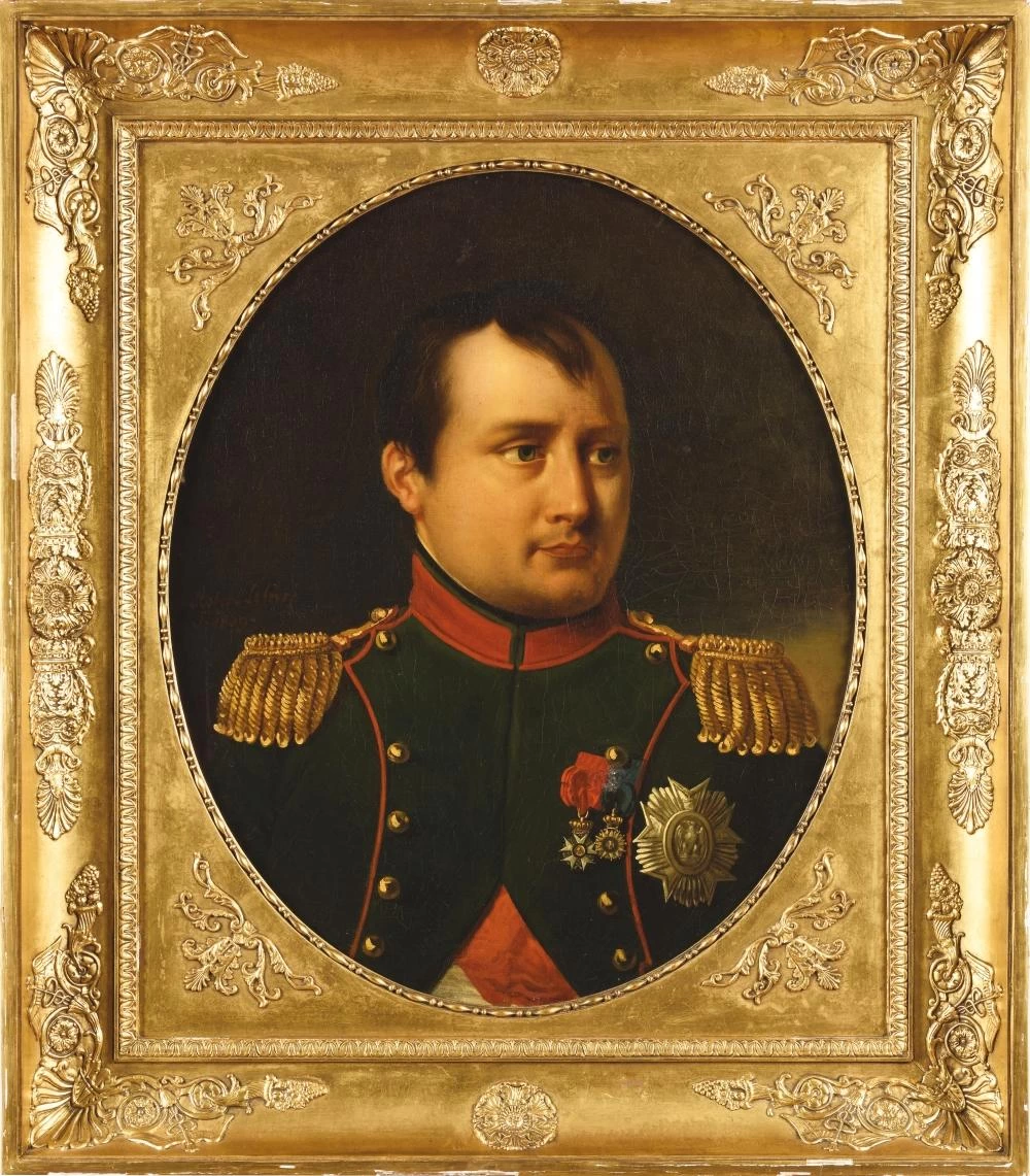 Ritratto dell'imperatore Napoleone I nell'uniforme di un cacciatore della guardia a cavallo